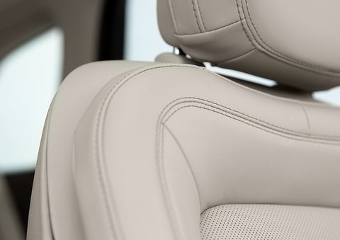 Fine craftsmanship is shown through a detailed image of front-seat stitching. | Fair Oaks Lincoln in Naperville IL