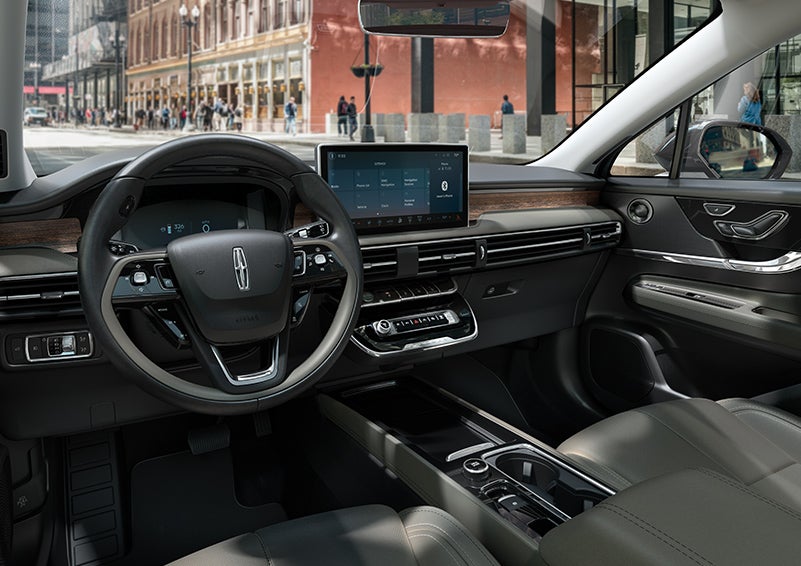 The interior dashboard of 2024 Lincoln Corsair® SUV is shown here. | Fair Oaks Lincoln in Naperville IL