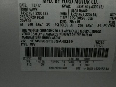 2018 Ford Explorer Sport