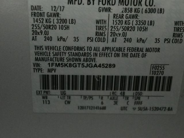 2018 Ford Explorer Sport