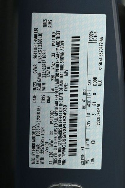 2023 Ford Escape Active