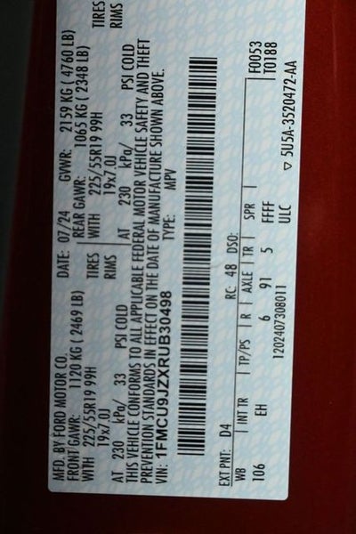 2024 Ford Escape Hybrid Platinum