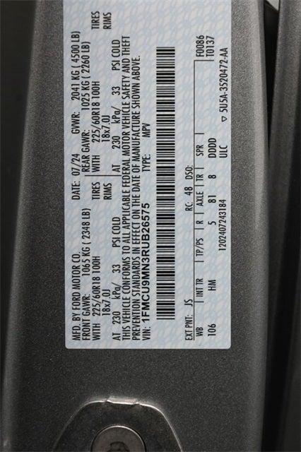 2024 Ford Escape ST-Line