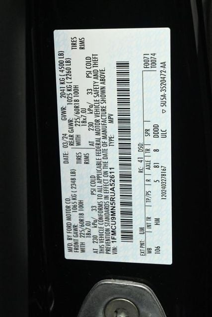 2024 Ford Escape ST-Line