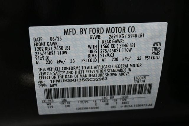 2025 Ford Explorer ST-Line