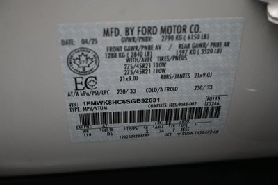 2025 Ford Explorer Platinum