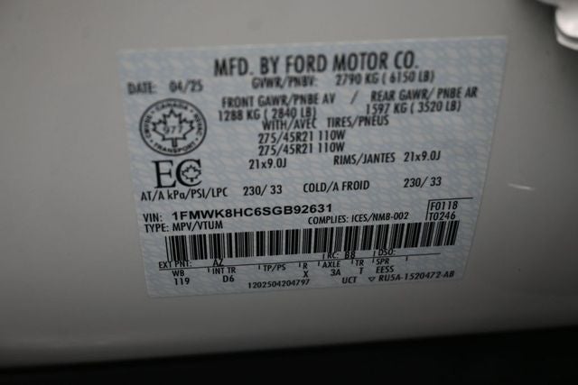 2025 Ford Explorer Platinum