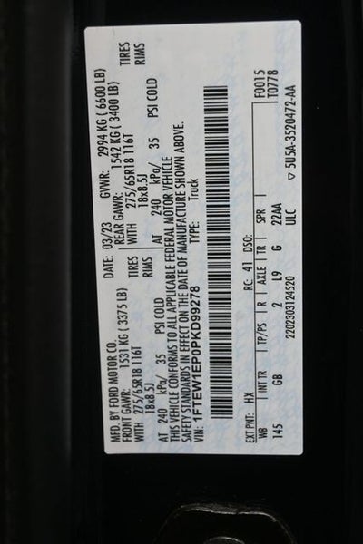 2023 Ford F-150 XL 5.5FT Short Bed