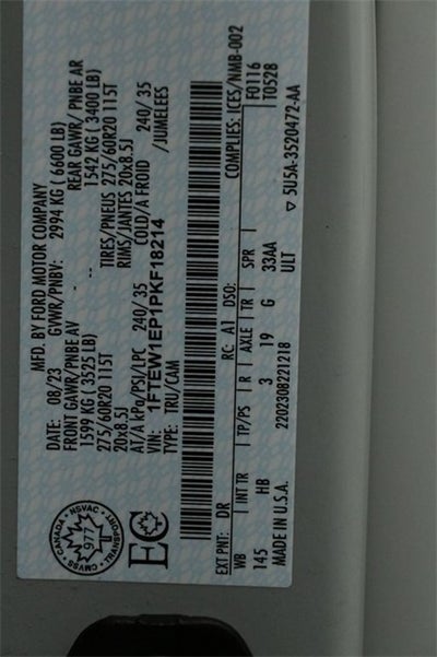 2023 Ford F-150 Lariat 5.5FT Short Bed