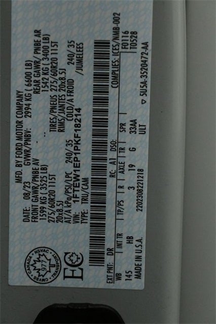 2023 Ford F-150 Lariat 5.5FT Short Bed