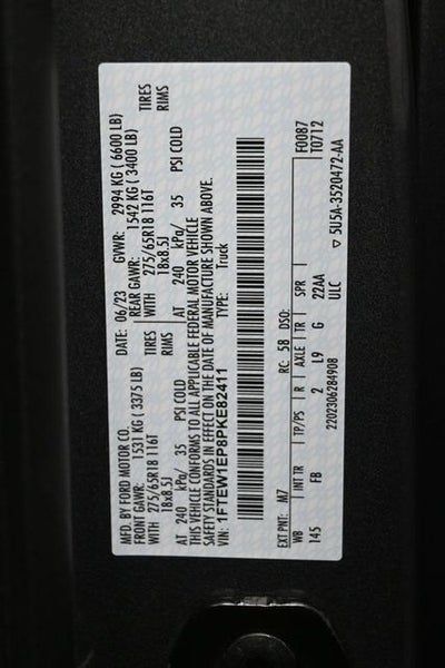 2023 Ford F-150 XLT 5.5FT Short Bed