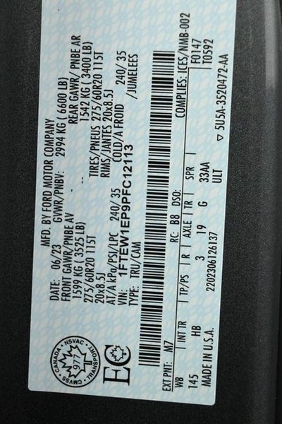 2023 Ford F-150 Lariat 5.5FT Short Bed