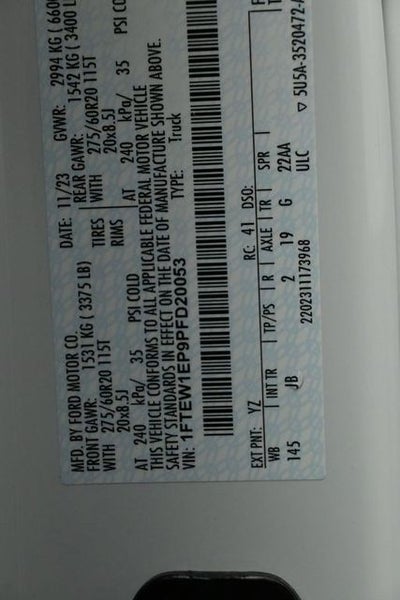 2023 Ford F-150 XL 5.5FT Short Bed