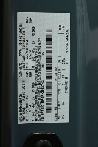 2023 Ford F-150 XLT 6.5FT Short Bed