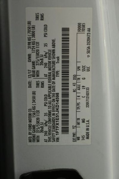 2018 Ford F-150 XLT 6.5FT Short Bed