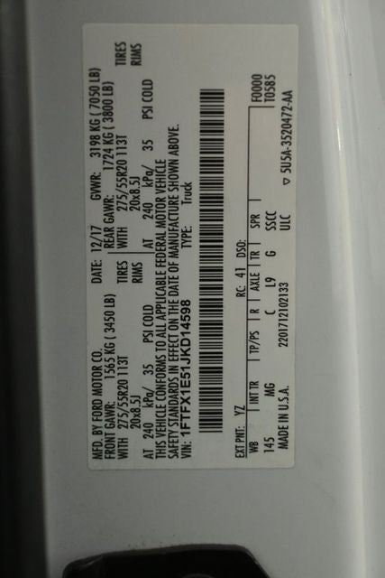 2018 Ford F-150 XLT 6.5FT Short Bed