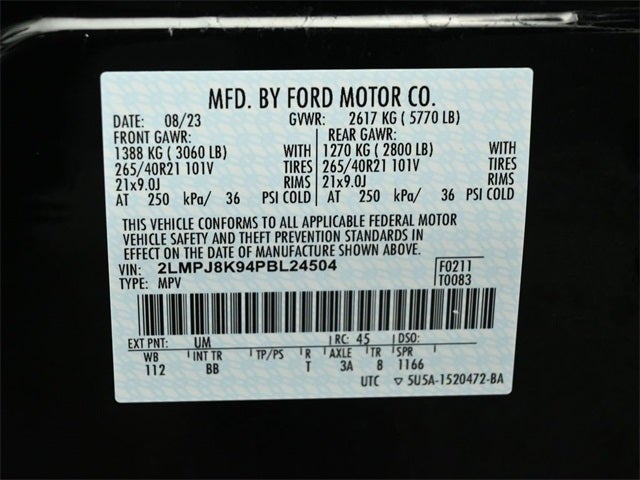 2023 Lincoln Nautilus Reserve