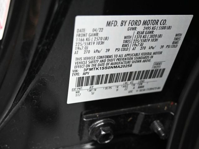 2022 Ford Mustang Mach-E Select