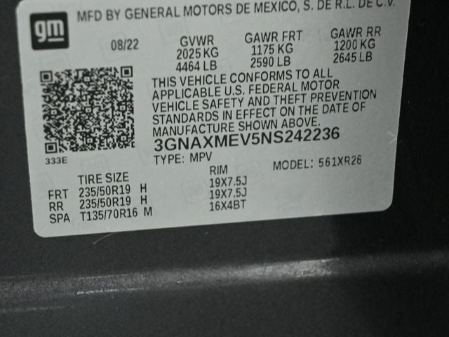 2022 Chevrolet Equinox RS