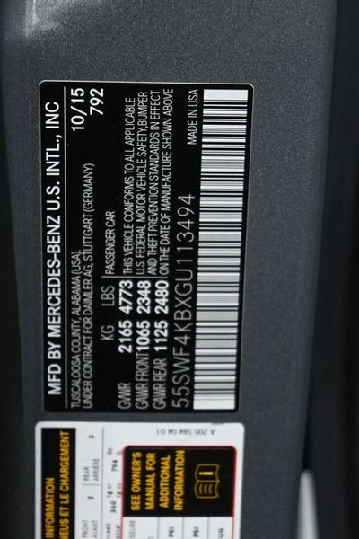 2016 Mercedes-Benz C-Class C 300 4MATIC®
