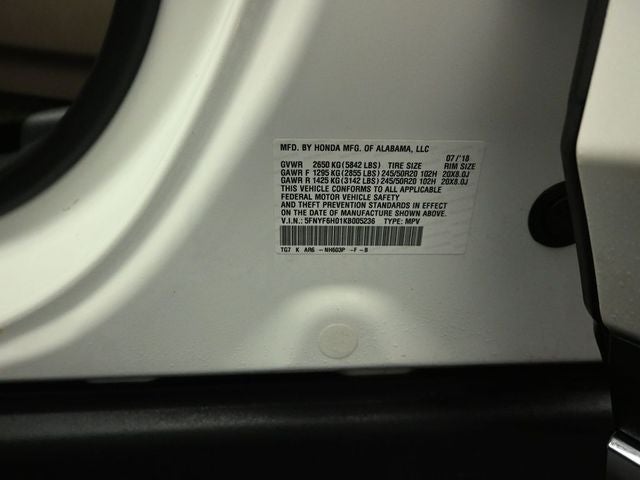 2019 Honda Pilot Elite