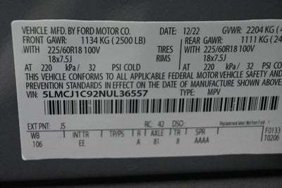 2022 Lincoln Corsair Standard