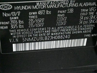 2018 Hyundai Santa Fe Sport 2.4 Base