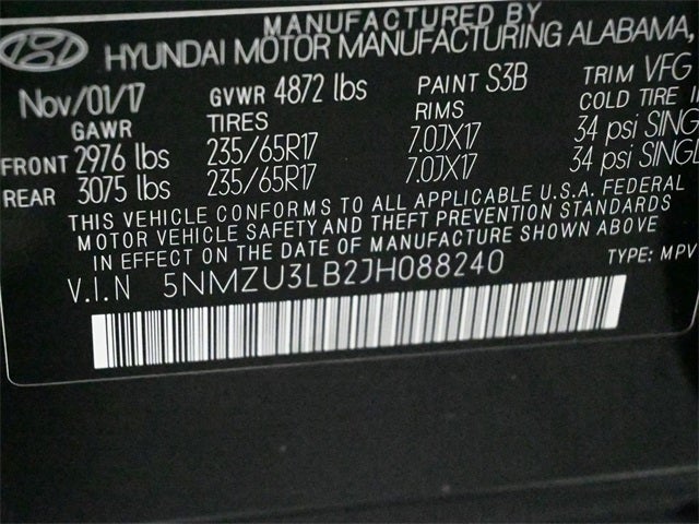 2018 Hyundai Santa Fe Sport 2.4 Base