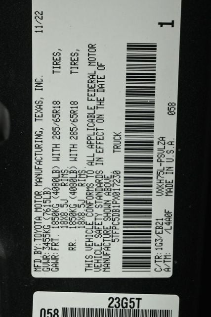 2023 Toyota Tundra Hybrid TRD Pro