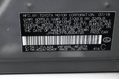 2018 Lexus LS 500 Luxury