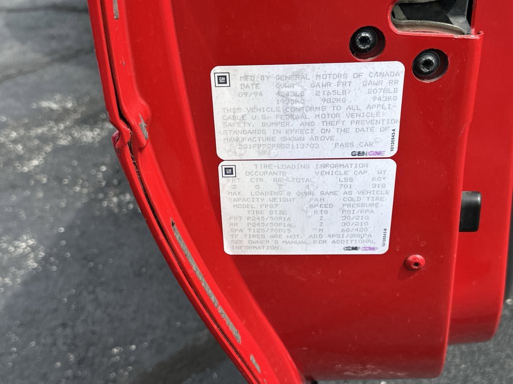 1995 Chevrolet Camaro Z28