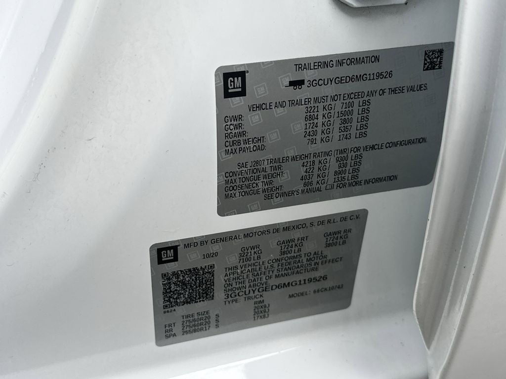 2021 Chevrolet Silverado 1500 LTZ Z71 Off Road Package