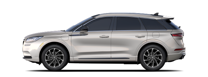 A 2022 Lincoln Corsair Grand Touring is shown in Ceramic Pearl | Fair Oaks Lincoln in Naperville IL