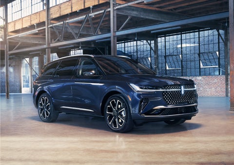 A 2024 Lincoln Nautilus® SUV is parked in an industrial space. | Fair Oaks Lincoln in Naperville IL
