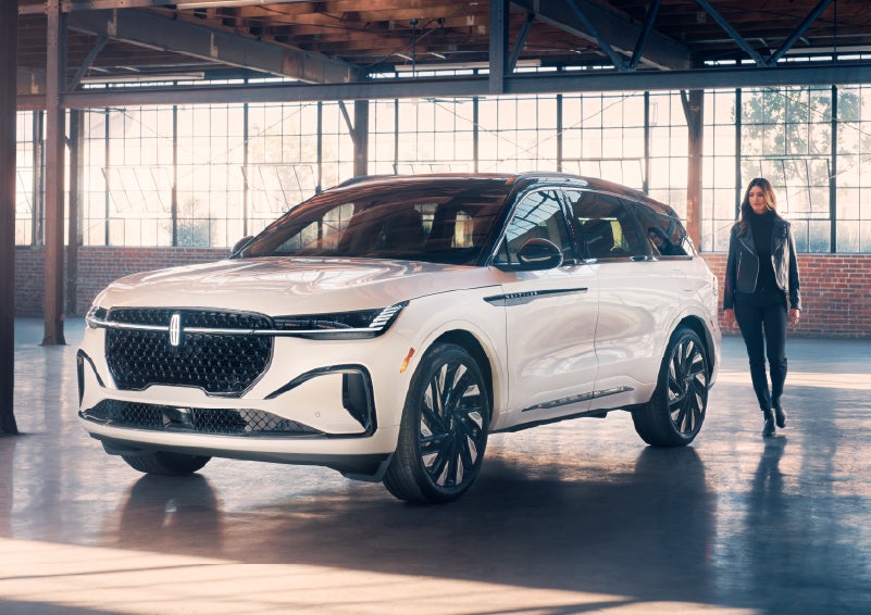 A person approaches a 2026 Lincoln Nautilus® SUV. | Fair Oaks Lincoln in Naperville IL