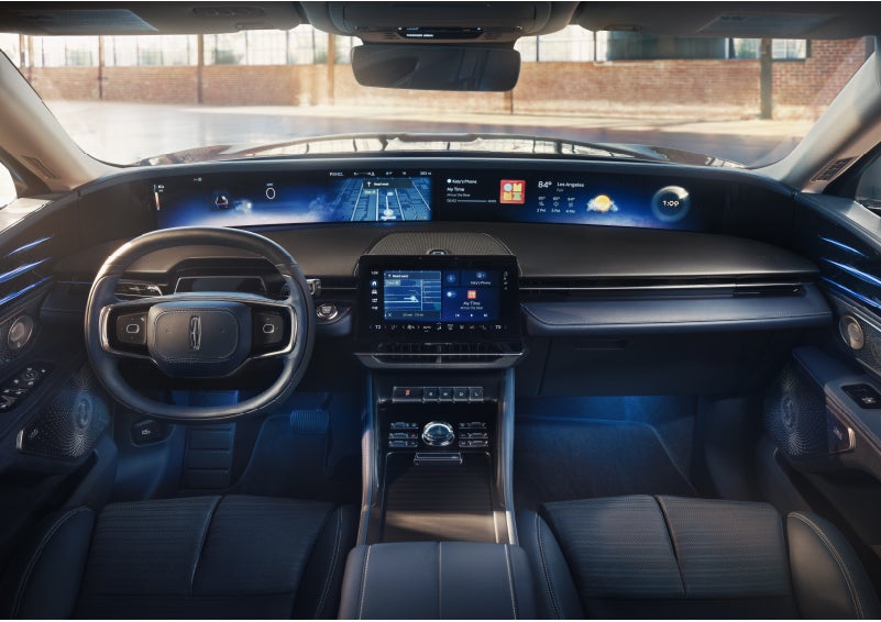 The panoramic display is shown in a 2026 Lincoln Nautilus® SUV. | Fair Oaks Lincoln in Naperville IL
