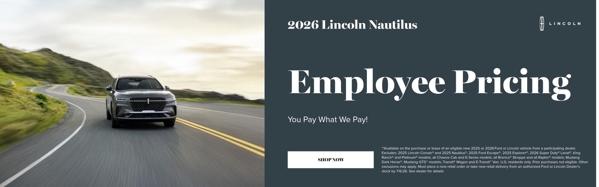Employee Pricing