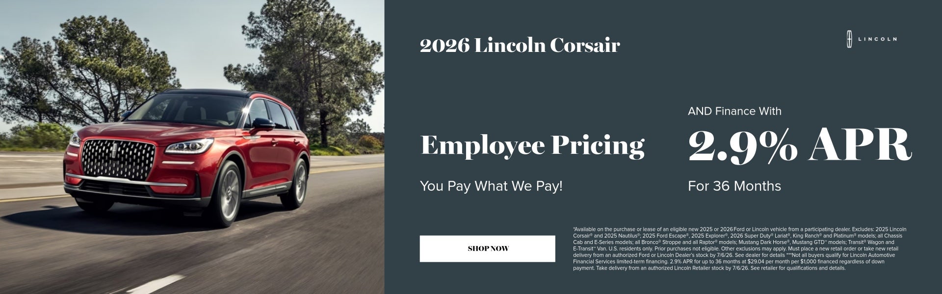 Employee Pricing