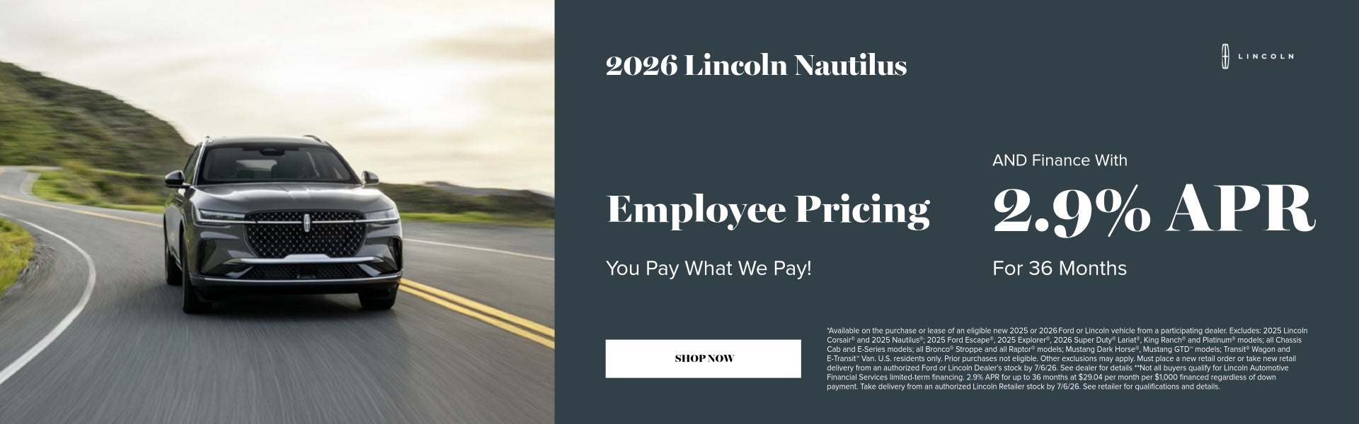 Employee Pricing